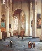 LORME, Anthonie de Interior of the St Laurenskerk in Rotterdam g USA oil painting artist